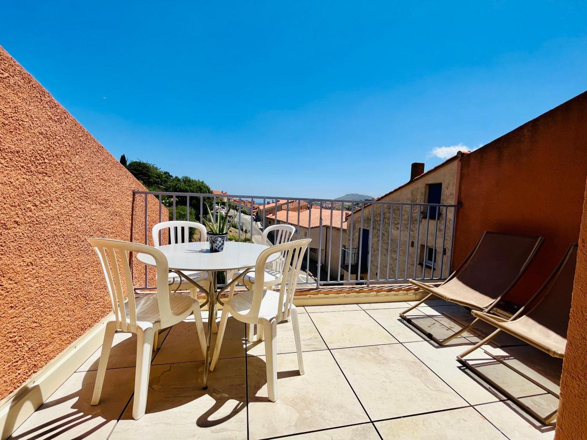 Appartement Collioure, Grande Terrasse Et Parking Kültér fotó